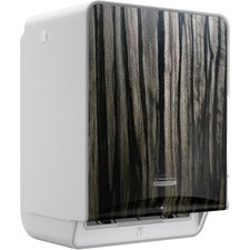 Kimberly-Clark Professional ICON Auto Roll Towel Dispenser Touchless Dispenser - 16.5" Height x 12.4" Width x 10.2" Depth - Ebony Woodgrain - Automatic, Hinged, Jam-free, Key Lock, Push Button, Long Lasting - 1 Each