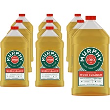 Murphy&reg; Oil Soap Wood Cleaner Ready-To-Use - 32 fl oz (1 quart) - Phosphate-free, Ammonia-free, Bleach-free - Gold Bottle - 9 / Carton