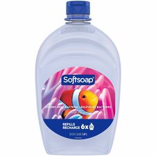 Softsoap Aquarium Design Liquid Hand Soap Fresh Scent Scent - 1.56 quart - Bacteria Remover, Dirt Remover, Soil Remover - Hand, Skin - Moisturizing - Clear - Rich Lather, Recyclable, Paraben-free, Phthalate-free, pH Balanced, Biodegradable, Refillable - 1