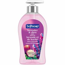 Softsoap Lavender Hand Soap Lavender & Shea Butter Scent - 11.25 fl oz - Pump Bottle Dispenser - Bacteria Remover, Dirt Remover - Hand, Skin - Moisturizing - Purple - Refillable, Recyclable, Paraben-free, Phthalate-free, Biodegradable - 1 Each