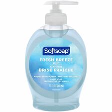 Softsoap Fresh Breeze Hand Soap Fresh Breeze Scent - 7.50 fl oz - Pump Bottle Dispenser - Dirt Remover, Bacteria Remover, Kill Germs - Hand, Skin - Moisturizing - Antibacterial - Blue - Rich Lather, Recyclable, Paraben-free, Phthalate-free, pH Balanced, B