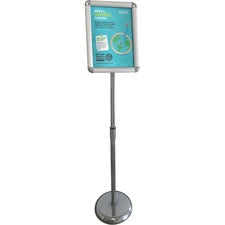 Seco Height-adjustable Menuboard 11" Width x 8.5" Height - Rectangular Shape - Adjustable Height - 1 Each