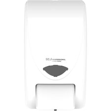 SC Johnson Proline Curve Manual Dispenser Manual - 2.11 quart Capacity - Anti-bacterial, Wear Resistant, Durable, Push Button, Hygienic, Locking Mechanism, Wall Mountable - White - 1 Each