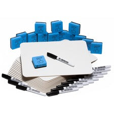 Charles Leonard Lapboard Classpack 12" (1 ft) Width x 9" (0.8 ft) Height - White Masonite Surface - Lap - 30 / Set
