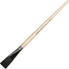 Crayola No. 178 Nylon Easel Brush No. 178 - 1" Wood Handle - Aluminum Ferrule - 4 / Pack