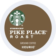 Starbucks&reg; K-Cup Pike Place Roast Coffee Compatible with Keurig Brewer - Medium - K-Cup - Pike Place Roast - 24/Box - 4 / Carton