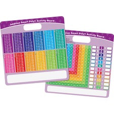 Ashley Addition Smart Poly Busy Board 10.8" (0.9 ft) Width x 10.8" (0.9 ft) Height - Poly-coated Cardboard Surface - Square - 1 Each