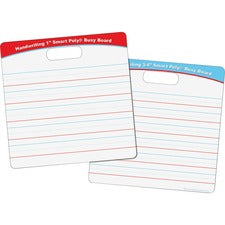 Ashley Handwriting Smart Poly Busy Board 10.8" (0.9 ft) Width x 10.8" (0.9 ft) Height - Poly-coated Cardboard Surface - Square - 1 Each