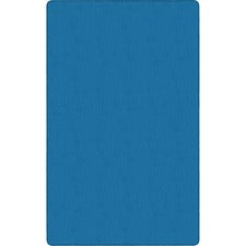 Flagship Carpets Americolors Solid Color Rug Floor Rug - Traditional - 15 ft Length x 12 ft Width - Rectangle - Blue Bird - Nylon, Yarn