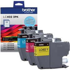 Brother Original Standard Yield Inkjet Ink Cartridge - Cyan, Magenta, Yellow - 3 / Pack Inkjet - Standard Yield - 3 Pack