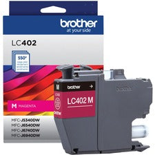 Brother LC402MS Original Inkjet Ink Cartridge - Magenta - 1 Each 550 Pages