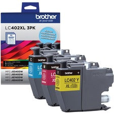 Brother Original High Yield Inkjet Ink Cartridge - Cyan, Magenta, Yellow - 3 / Pack Inkjet - High Yield - 3 Pack