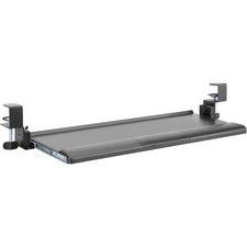 Kantek Clamp Mount for Keyboard - Black Metal - 1 Each