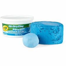 Crayola Air-Dry Clay Art, Classroom, Art Room - Blue - 1 Each