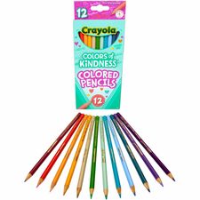 Crayola Colors of Kindness Pencils Assorted Lead - 12 / Pack