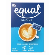 Equal Original Sweetener Packets 0.035 oz (1 g)/ - 115 / Box
