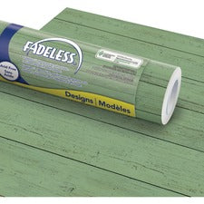 Fadeless Bulletin Board Paper Rolls Bulletin Board, Classroom, Fun and Learning, File Cabinet, Door, Display, Paper Sculpture, Table Skirting, Party, Home Project, Office Project, ... - 48" Width x 50 ft Length - 50 lb Basis Weight - Mint Shiplap - 1 Roll