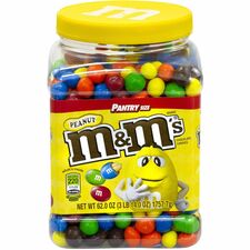 M&M's Peanut Chocolate Candies Milk Chocolate Peanut - 3.87 lb - 1 / Carton