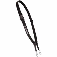Ergodyne 3134 Scanner Sling Lanyard Adjustable - One Size - Buckle Attachment - Black - Polyester - 1 Each