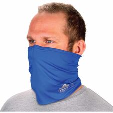 Ergodyne 6489 2-Layer Cooling Multi-Band Small (S)/Medium (M) Size - Polyester, MicroFiber, Spandex - Blue