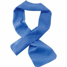 Ergodyne 6603 Evaporative Cooling Band Towel - PVA 1 Each - Blue - Polyvinyl Alcohol (PVA)