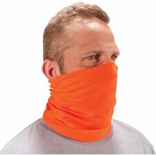Ergodyne 6485 Multi-Band Face Cover Fabric, Polyester - Orange