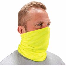Ergodyne 6485 Multi-Band Face Cover Fabric, Polyester - Lime