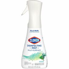 Clorox Disinfecting, Sanitizing & Antibacterial 16 fl oz (0.5 quart) - Eucalyptus Peppermint Scent - Non-aerosol, Bleach-free - White - 1 Each