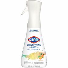 Clorox Disinfecting, Sanitizing & Antibacterial 16 fl oz (0.5 quart) - Lemongrass Mandarin Scent - Non-aerosol, Bleach-free - White - 1 Each