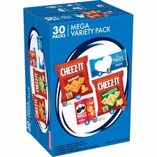 Kellogg's Snacks Mega Variety Pack Assorted - 1.88 lb - 30 / Box