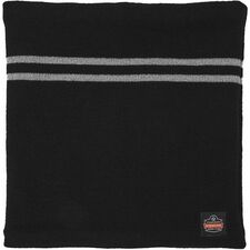 Ergodyne 6961 Reflective Winter Neck Gaiter Fleece, Acrylic - Black