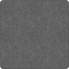 Flagship Carpets Amerisoft Solid Color Rug 12 ft Length x 12 ft Width - Square - Gray - Nylon, Polyester
