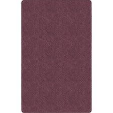 Flagship Carpets Amerisoft Solid Color Rug 15 ft Length x 12 ft Width - Rectangle - Plum - Nylon, Polyester