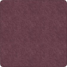 Flagship Carpets Amerisoft Solid Color Rug 12 ft Length x 12 ft Width - Square - Plum - Nylon, Polyester