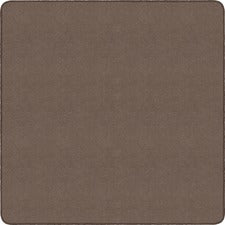 Flagship Carpets Ameristrong Solid Color Rug Floor Rug - Traditional - 12 ft Length x 12 ft Width - Square - Almond - Fiber, Nylon