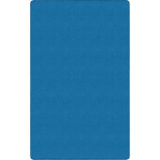 Flagship Carpets Ameristrong Solid Color Rug Floor Rug - Traditional - 12 ft Length x 91.20" Width - Rectangle - Blue Bird - Nylon