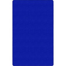 Flagship Carpets Americolors Solid Color Rug Floor Rug - Traditional - 72" Length x 48" Width - Rectangle - Royal Blue - Nylon
