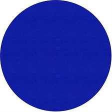 Flagship Carpets Ameristrong Solid Color Rug Floor Rug - Traditional - 72" Diameter - Round - Royal Blue - Nylon