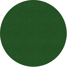Flagship Carpets Ameristrong Solid Color Rug Floor Rug - Traditional - 72" Diameter - Round - Clover - Nylon