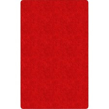 Flagship Carpets Amerisoft Solid Color Rug 108" Length x 72" Width - Rectangle - Classic Red - Nylon, Polyester