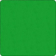 Flagship Carpets Classic Solid Color 12' Square Rug Floor Rug - Traditional - 12 ft Length x 12 ft Width - Square - Lime Green - Nylon, Yarn