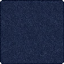 Flagship Carpets Amerisoft Solid Color Rug 12 ft Length x 12 ft Width - Square - Navy Blue - Nylon, Polyester