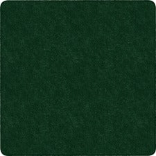 Flagship Carpets Amerisoft Solid Color Rug 72" Length x 72" Width - Square - Emerald Green - Polyester, Nylon
