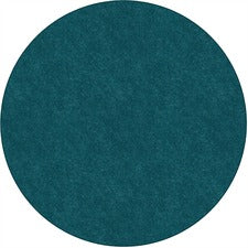 Flagship Carpets Amerisoft Solid Color Rug 72" Diameter - Round - Marine Blue - Nylon, Polyester