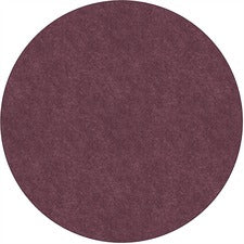 Flagship Carpets Amerisoft Solid Color Rug 72" Diameter - Round - Plum - Nylon, Polyester
