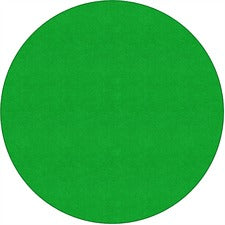 Flagship Carpets Ameristrong Solid Color Rug Floor Rug - Traditional - 72" Diameter - Round - Lime Green - Nylon
