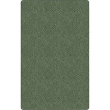 Flagship Carpets Amerisoft Solid Color Rug 12 ft Length x 90" Width - Rectangle - Sage Green - Nylon, Polyester
