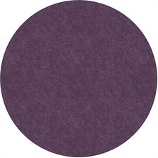Flagship Carpets Amerisoft Solid Color Rug 72" Diameter - Round - Purple - Nylon, Polyester