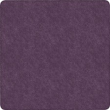 Flagship Carpets Amerisoft Solid Color Rug 12 ft Length x 12 ft Width - Square - Purple - Nylon, Polyester