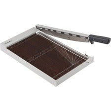 Swingline ClassicCut Guillotine Wood Trimmer 10 Sheet Cutting Capacity - 15" Cutting Length - Safety Latch - Solid Wood - Gray - 1 Each
